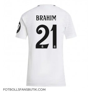 Real Madrid Brahim Diaz #21 Replika Hemmatröja Damer 2024-25 Kortärmad